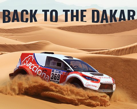 ACCIONA 100% EcoPowered returns to the adventure of the Dakar Rally